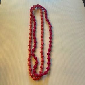 Set of crochet necklaces